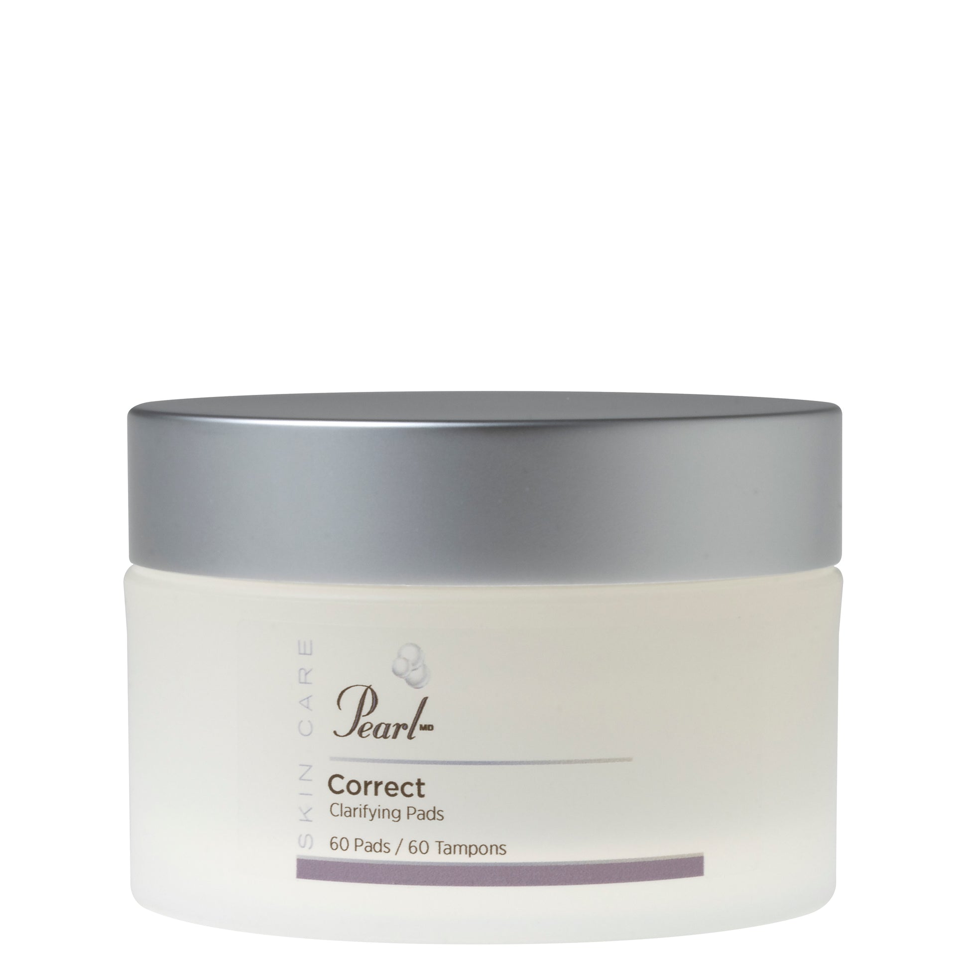 PearlMD Skincare Correct PadsThese exfoliating pads offer a combination of alpha (glycolic and lactic) and beta (salicylic) hydroxyacids to remove dead skin cells from the skin’s surface and allow better penetration of other ingredients. CORRECT pads are ideal for oily, acne-prone or combination skin and regular use can improve the appearance of skin clarity and texture.