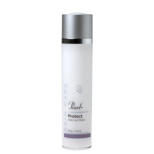 PROTECT is a revolutionary formulation that contains micronized titanium and zinc oxide with antioxidants in a silky, non-sticky and barely tinted melanin-containing base. PROTECT is intended for daily use under make-up for all skin types and should be re-applied after prolonged sun exposure