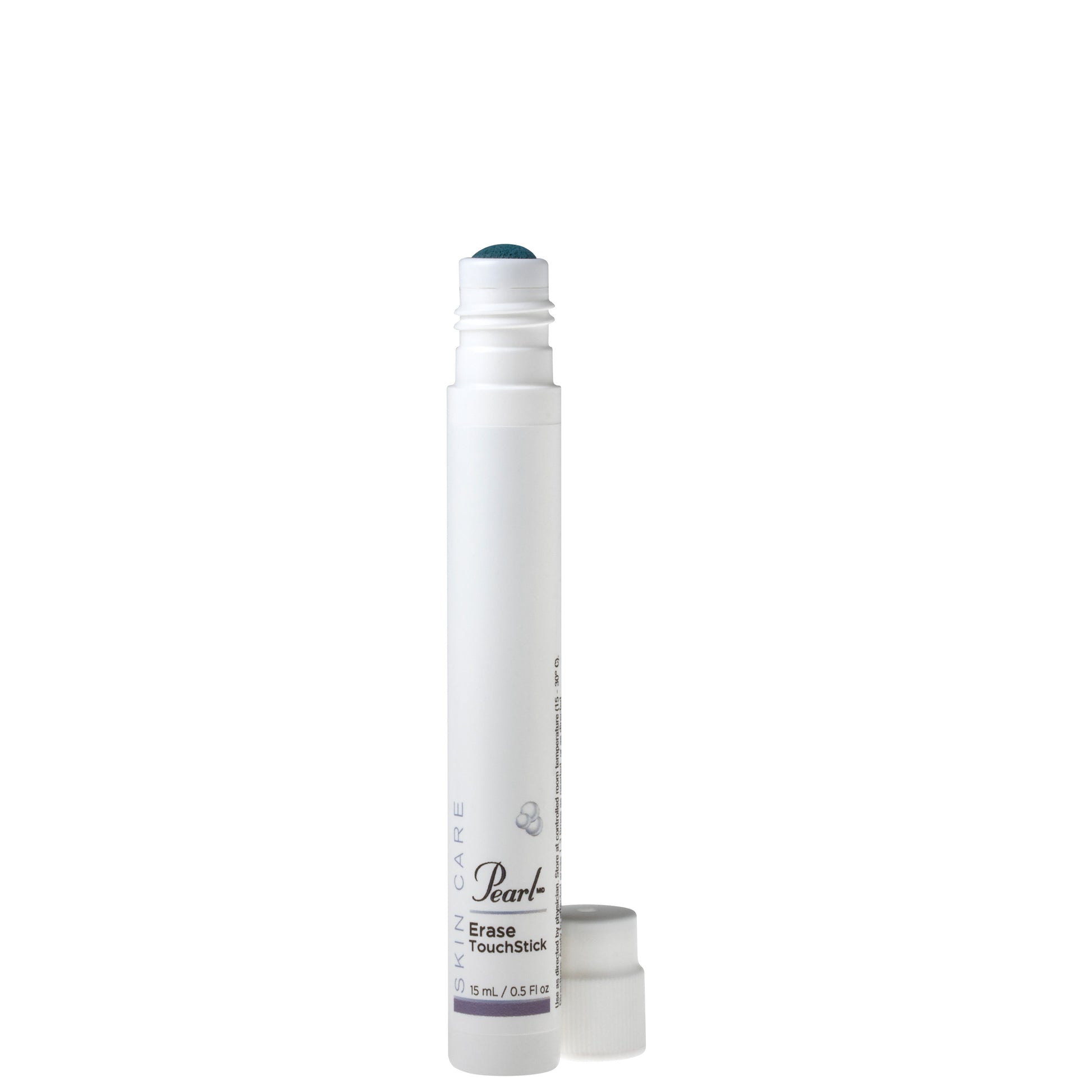 PearlMD Skincare Erase touch stick is a convenient spot treatment for blemishes. The salicylic acid in this quick and easy-to-use “dabber” provide rapid drying for oily and acne-prone skin or an occasional breakout. The discrete and portable stick is perfect for the purse, traveling or gym bag