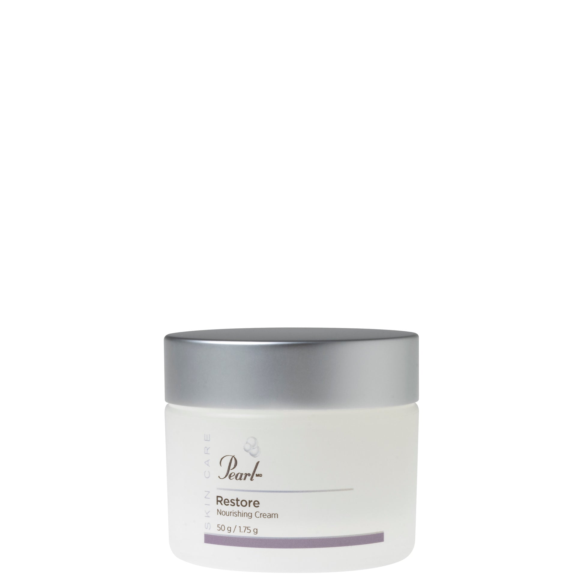 PearlMD Skincare Restore Nourishing Complex contains a rich blend of hydrating humectants and moisturizers including hyaluronic acid, barrier restorative lipids and peptides